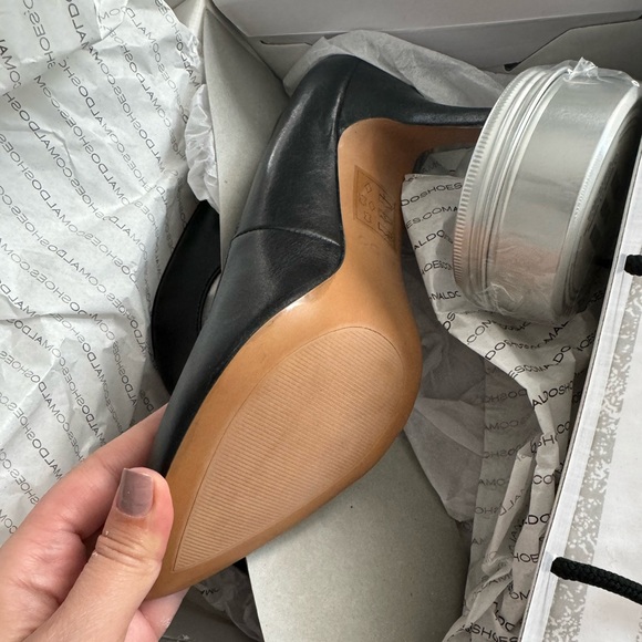 NWT ALDO Fragola Black Heels - Picture 3 of 6